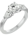 Inel de Logodnă Hélène cu Trei Diamante Naturale de 2.18 ct din Platina - Castelo.ro