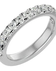 Verighetă cu Moissanite Eternity de 0.96 ct din Platina - Castelo.ro