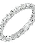 Inel Eternity cu Diamante Naturale de 1.09 ct din Platina - Castelo.ro