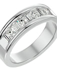 Verighetă Eternă cu Diamante Create în Laborator de 1.24 ct din Platina - Castelo.ro