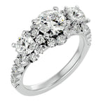 Inel de Logodnă Imperial cu Diamante Create în Laborator de 2.04 ct din Platina - Castelo.ro