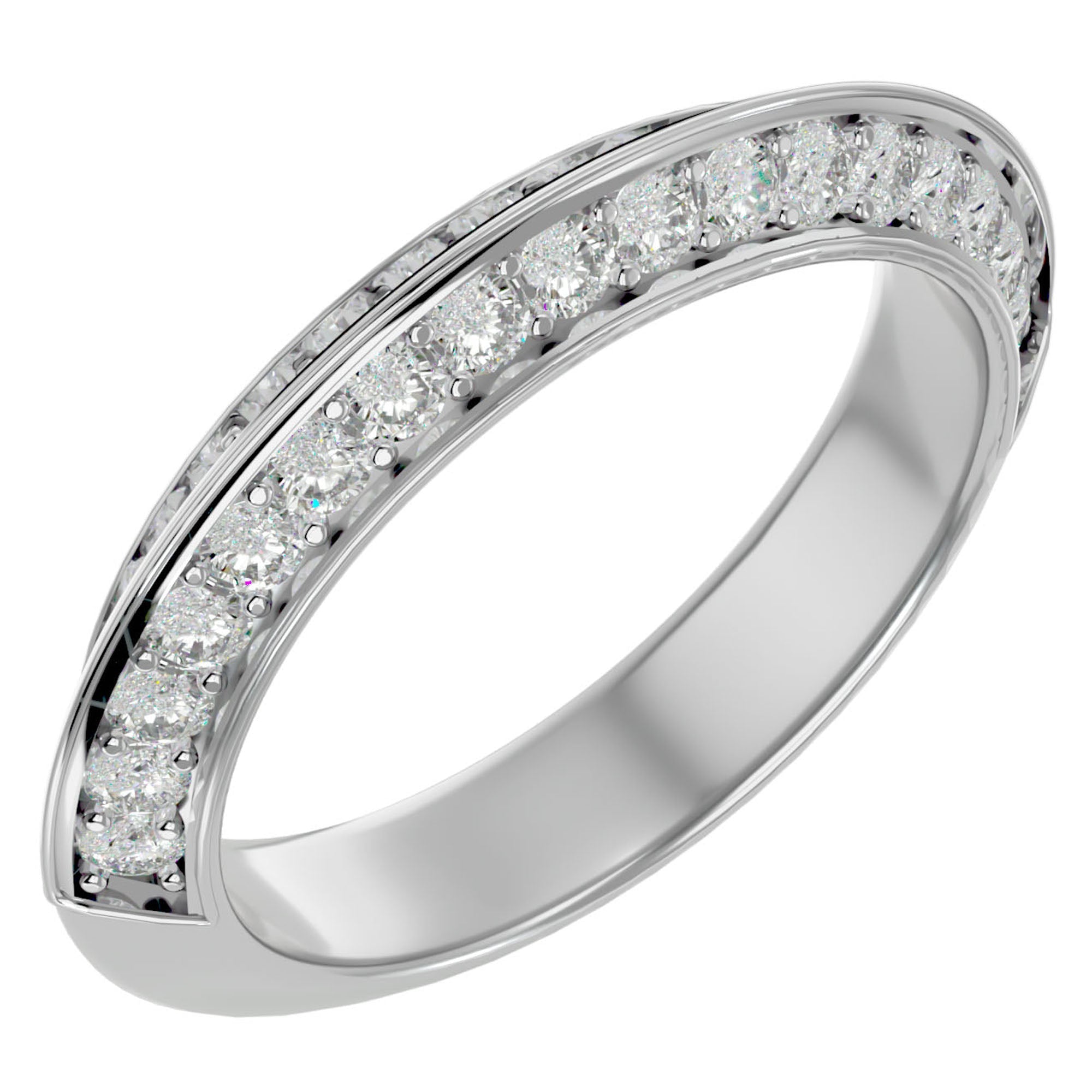 Inel Etern Dual cu Diamante Create în Laborator de 1.02 ct din Platina - Castelo.ro
