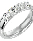 Inel Eternity cu 4 Diamante Create în Laborator de 0.96 ct din Platina - Castelo.ro