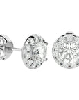 Cercei Cu Diamante Create în Laborator Stud de 1.06 ct din - Castelo.ro