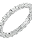 Inel Eternity din Aur 14k cu Diamante Create în Laborator de 1.09 ct din 14k Aur Alb - Castelo.ro
