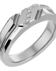 Verighetă cu Tăietură si Diamante Create în Laborator de 0.18 ct din Platina - Castelo.ro