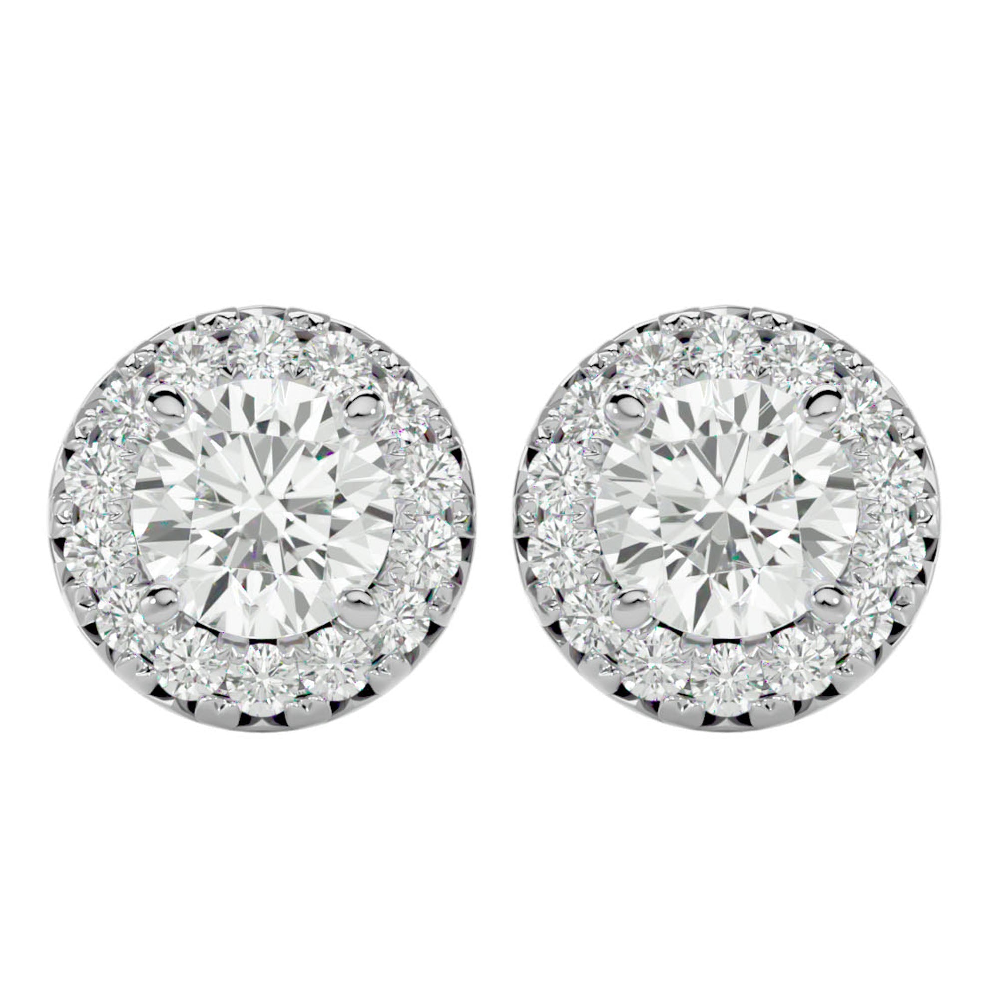 Cercei Delicați Aurora Cu Moissanite de 0.99 ct din - Castelo.ro