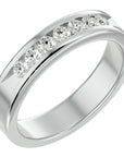 Inel Eternity Céline cu Diamant Naturale de 0.52 ct din Platina - Castelo.ro