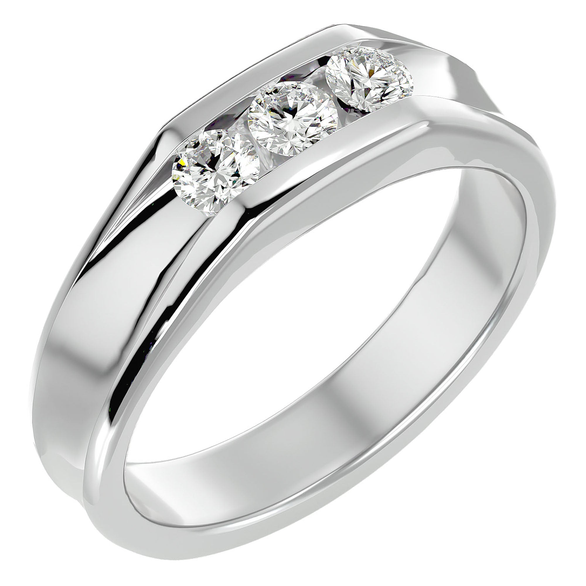 Inel Vintage cu Diamante Naturale de 0.52 ct din Platina - Castelo.ro