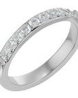 Inel Eternity din Aur 14k Cu Diamante Naturale de 0.40 ct din 14k Aur Alb - Castelo.ro