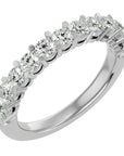 Inel din Aur 14k Cu 11 Diamante Create în Laborator Montate In Prong 1.11 ct din 14k Aur Alb - Castelo.ro