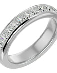 Verighetă cu Diamante Naturale Eternity de 1.07 ct din Platina - Castelo.ro
