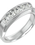 Verighetă Emilia cu Diamante Naturale de 1.29 ct din Platina - Castelo.ro