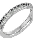 Inel Eternity din Aur 14k Cu Diamante Create în Laborator de 0.41 ct din 14k Aur Alb - Castelo.ro