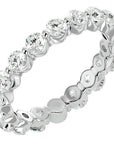 Inel Eternity cu Diamante Naturale de 2.01 ct din Platina - Castelo.ro
