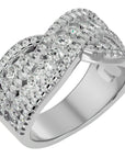 Inel Nobil cu Diadema de Diamante Naturale de 1.26 ct din Platina - Castelo.ro