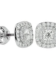 Cercei Stud Cu Diamante Create în Laborator de 2.2 ct din - Castelo.ro
