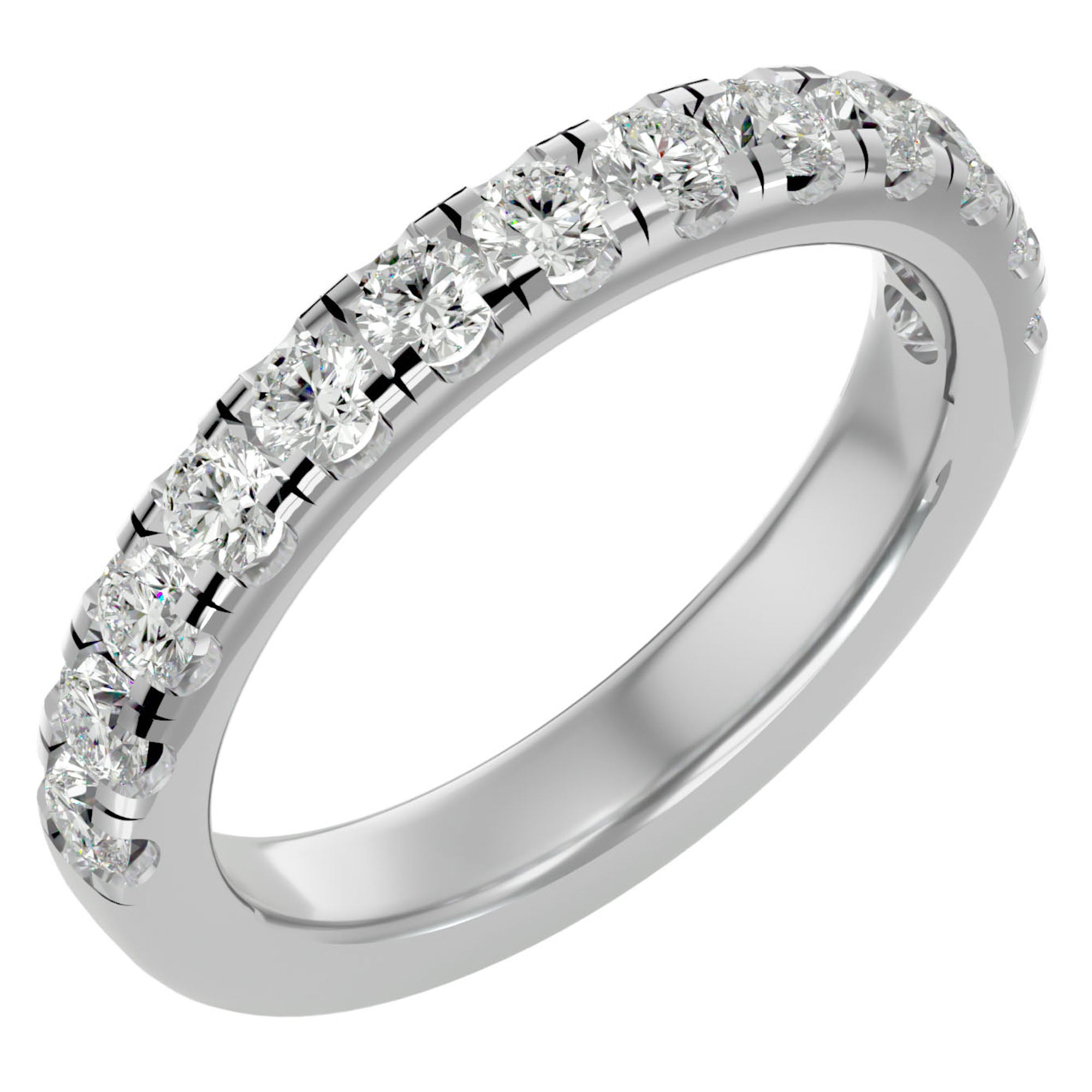 Verighetă cu Diamante Create în Laborator Eternity de 0.96 ct din Platina - Castelo.ro