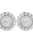 Cercei Halo Distins Cu Diamante Create în Laborator de 1.97 ct din - Castelo.ro