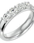 Inel Eternity cu 4 Moissanite de 0.96 ct din Platina - Castelo.ro