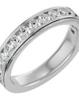Verighetă cu Moissanite Eternity de 0.92 ct din Platina - Castelo.ro