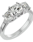 Inel de Logodnă Contessina cu Trei Diamante Naturale de 2.47 ct din Platina - Castelo.ro