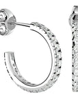 Cercei Hoop Cu Diamante Create în Laborator de 0.70 ct din - Castelo.ro