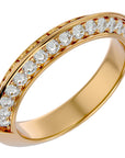 Inel Etern Dual cu Diamante Naturale de 1.02 ct din 18k Aur Galben - Castelo.ro