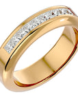 Verighetă cu Diamante Naturale Eternity de 0.88 ct din 18k Aur Galben - Castelo.ro