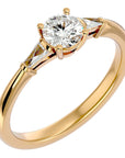Inel de Logodnă Solitaire cu Diamant Creat în Laborator de 0.69 ct din 18k Aur Galben - Castelo.ro