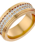 Inel Eternity Sofia cu Diamante Naturale de 1.03 ct din 18k Aur Galben - Castelo.ro
