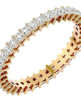 Inel Eternal cu Diamante Naturale de 1.11 ct din 18k Aur Galben - Castelo.ro