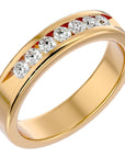 Inel Eternity Céline cu Diamant Naturale de 0.52 ct din 18k Aur Galben - Castelo.ro
