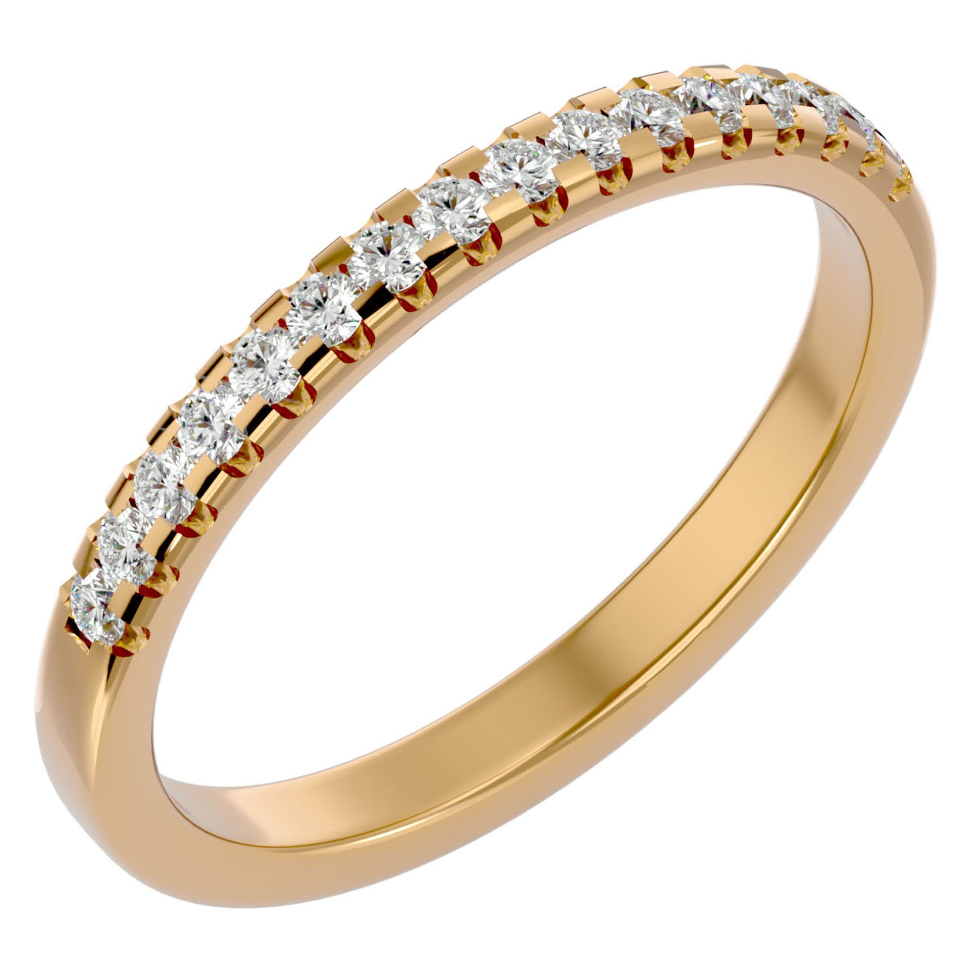 Inel Eternity din Aur 14k Cu Diamante Create în Laborator de 0.25 ct din 14k Aur Galben - Castelo.ro