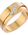 Verighetă Prestigiu cu Diamante Create în Laborator de 0.36 ct din 14k Aur Galben - Castelo.ro