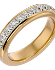 Verighetă cu Moissanite Eternity de 1.07 ct din 18k Aur Galben - Castelo.ro