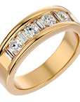 Verighetă Eternă din Aur 14k cu Diamante Naturale de 1.24 ct din 14k Aur Galben - Castelo.ro