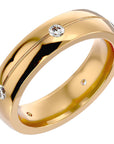 Verighetă Amélie din Aur 14k cu Diamante Naturale de 0.46 ct din 14k Aur Galben - Castelo.ro