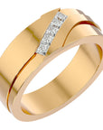Verighetă Prestigiu cu Moissanite de 0.36 ct din 18k Aur Galben - Castelo.ro