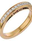 Verighetă din Aur 14k cu Diamante Naturale Eternity de 0.32 ct din 14k Aur Galben - Castelo.ro
