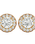 Cercei Delicați Aurora Cu Diamante Create în Laborator de 0.99 ct din 18k Aur Galben - Castelo.ro