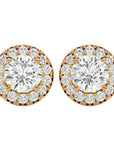 Cercei Delicați Aurora Cu Diamante Create în Laborator de 0.99 ct din 18k Aur Galben - Castelo.ro