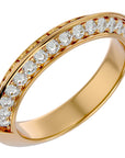 Inel Etern Dual din Aur 14k cu Diamante Create în Laborator de 1.02 ct din 14k Aur Galben - Castelo.ro