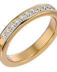 Verighetă din Aur 14k cu Moissanite Eternity de 0.55 ct din 14k Aur Galben - Castelo.ro