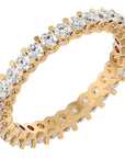 Inel Eternity din Aur 14k cu Diamante Create în Laborator de 1.12 ct din 14k Aur Galben - Castelo.ro