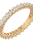 Inel Eternity din Aur 14k cu Diamante Naturale de 1.12 ct din 14k Aur Galben - Castelo.ro