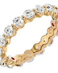 Inel Eternity cu Diamante Naturale de 2.01 ct din 18k Aur Galben - Castelo.ro