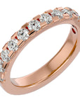 Inel Eternity din Aur 14k Cu Diamante Naturale De 0.99 ct din 14k Aur Roz - Castelo.ro