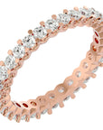 Inel Eternity cu Diamante Create în Laborator de 1.12 ct din 18k Aur Roz - Castelo.ro