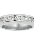 Verighetă Chloé din Aur 14k cu Bandă De Diamante Naturale de 0.74 CT din 14k Aur Alb - Castelo.ro